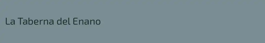 La Taberna del Enano